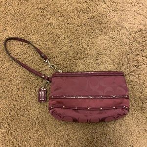 Coach wristlet